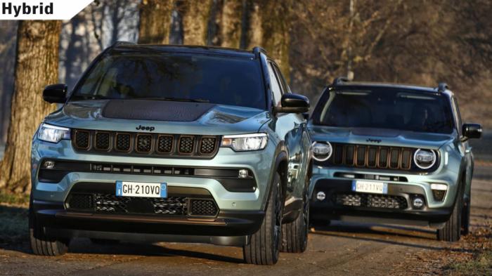 e-Hybrid: Τα νέα υβριδικά Jeep Renegade και Compass  